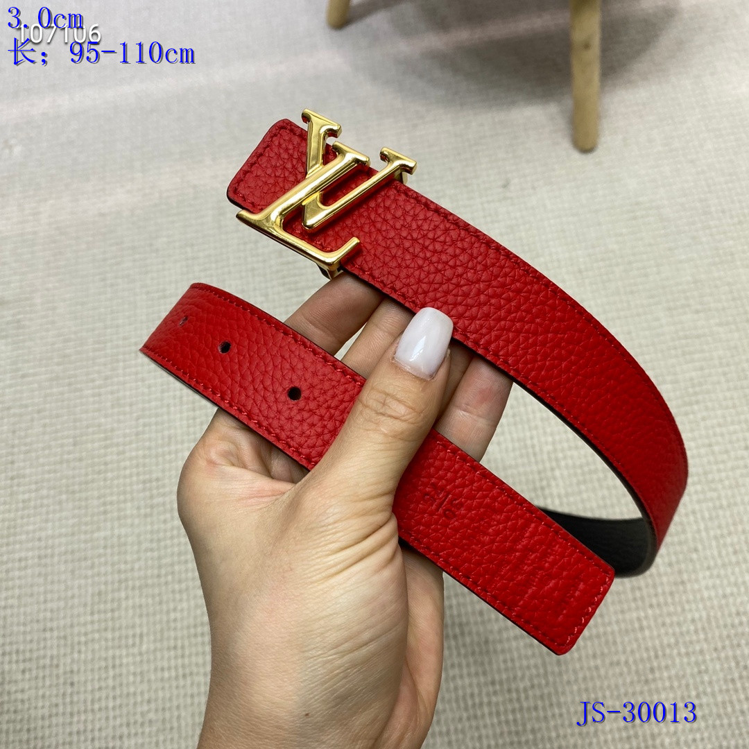 LV Belts 3.0 cm Width 086